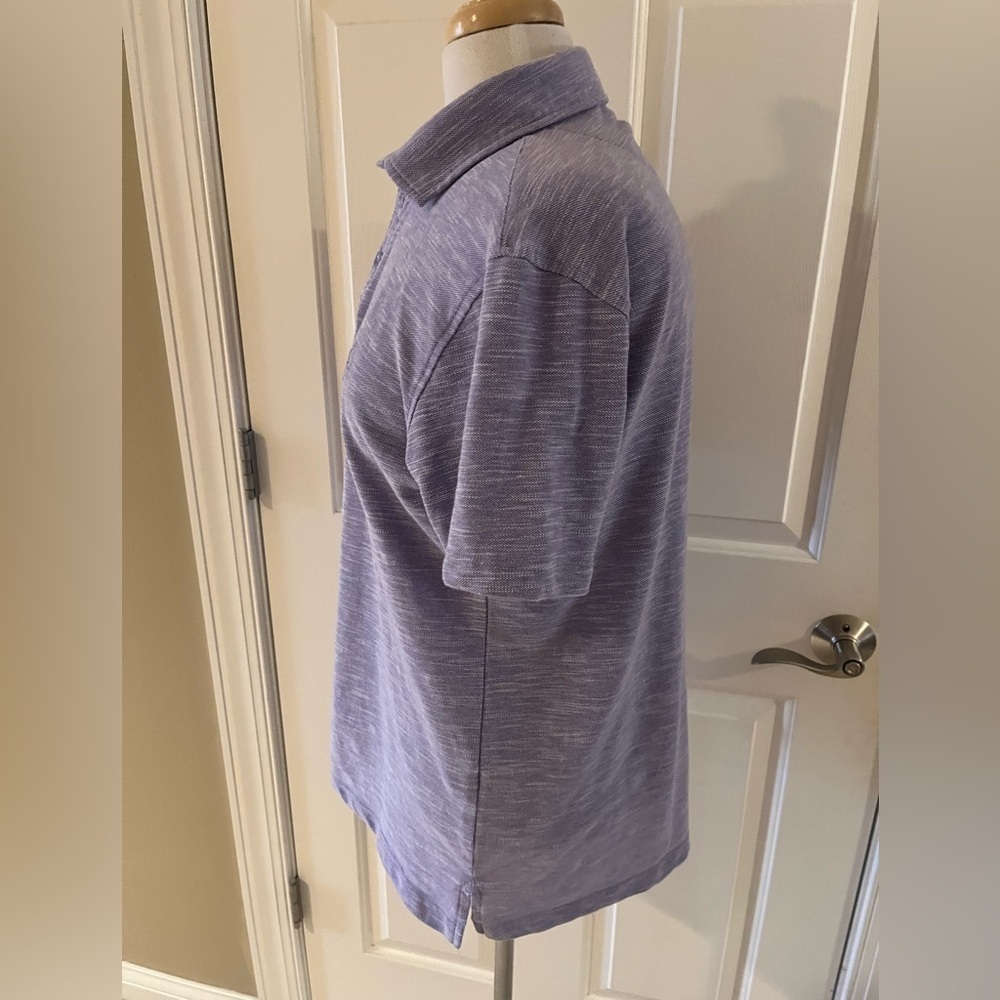 Tailorbyrd Purple Polo Golf Shirt-Size Medium - Picture 3 of 7
